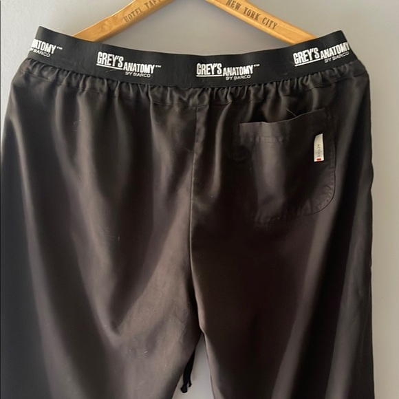 Grey's Anatomy Black Straight Leg women's nursing pants Size L - Picture 6 of 9